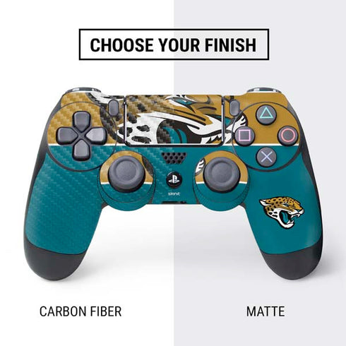 NFL Jacksonville Jaguars Zone Block PS4 Controller Skin