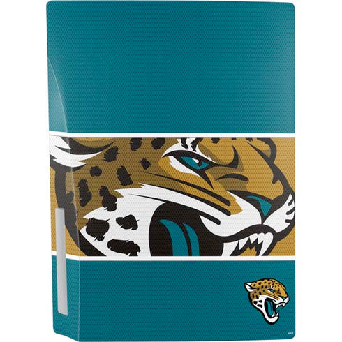 NFL Jacksonville Jaguars Zone Block PS5 Console Skin