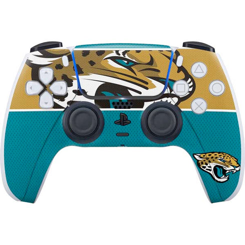NFL Jacksonville Jaguars Zone Block PS5 Controller Skin
