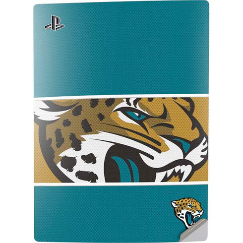 NFL Jacksonville Jaguars Zone Block PS5 Digital Edition Console Skin
