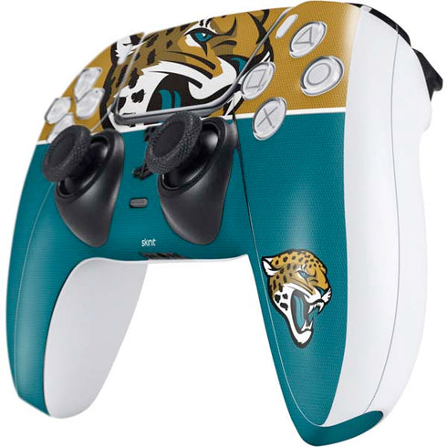 NFL Jacksonville Jaguars Zone Block PS5 Controller Skin