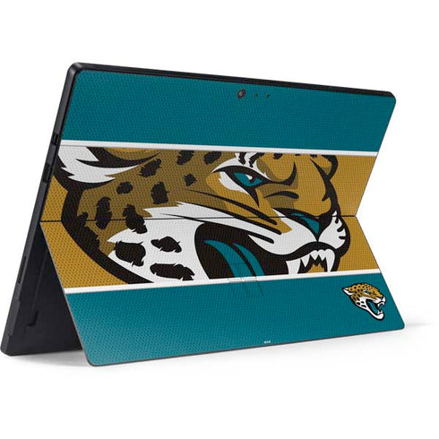 NFL Jacksonville Jaguars Zone Block Surface Pro 6 Skin