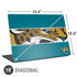 NFL Jacksonville Jaguars Zone Block Universal Laptop 18in (14.6 x 10.6in) Skin