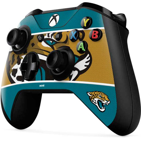 NFL Jacksonville Jaguars Zone Block Xbox One X Controller Skin