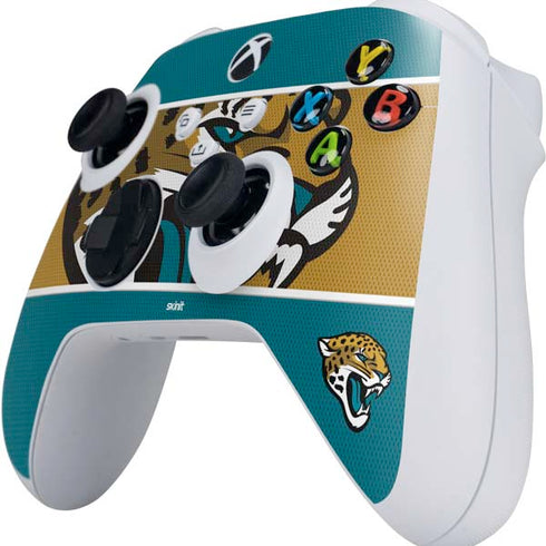 NFL Jacksonville Jaguars Zone Block Xbox Series S Controller Skin