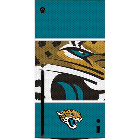 NFL Jacksonville Jaguars Zone Block Xbox Series X Console Skin