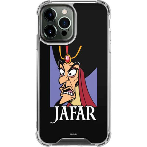 Disney Villains Jafar Portrait iPhone 14 Pro Max Clear Case
