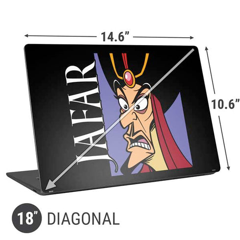 Disney Villains Jafar Portrait Universal Laptop 18in (14.6 x 10.6in) Skin
