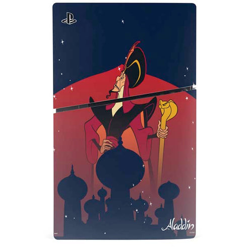 Disney Aladdin Jafar The Royal Vizier PS5 Slim Disk Bundle Skin