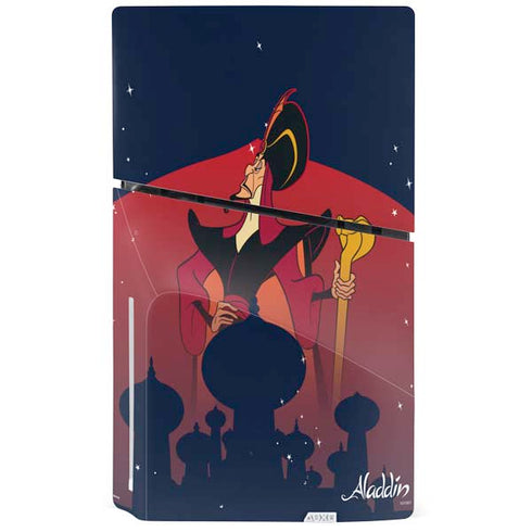 Disney Aladdin Jafar The Royal Vizier PS5 Slim Disk Console Skin