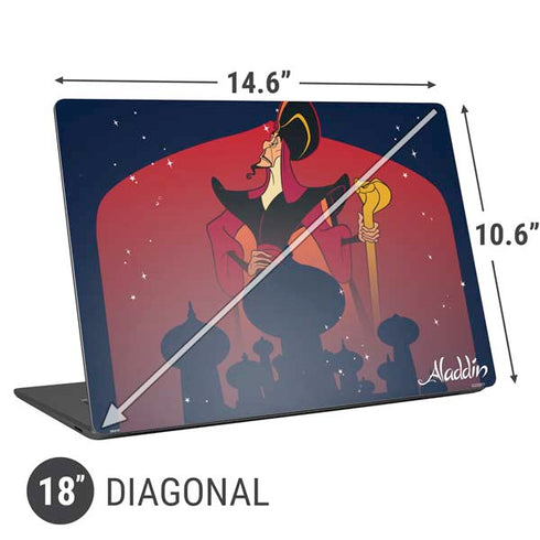 Disney Aladdin Jafar The Royal Vizier Universal Laptop 18in (14.6 x 10.6in) Skin