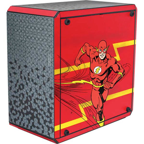 DC Comics The Flash Classic Art Running Pose Cooler Master MasterBox Q300L Mini Tower Skin