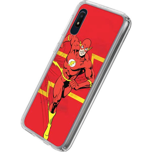 DC Comics The Flash Classic Art Running Pose Galaxy A10e Clear Case