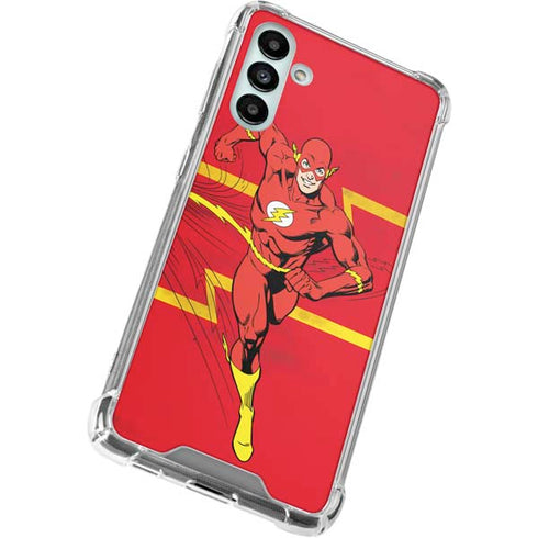 DC Comics The Flash Classic Art Running Pose Galaxy A13 5G Clear Case