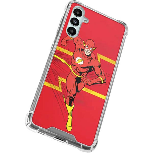 DC Comics The Flash Classic Art Running Pose Galaxy A14 5G Clear Case