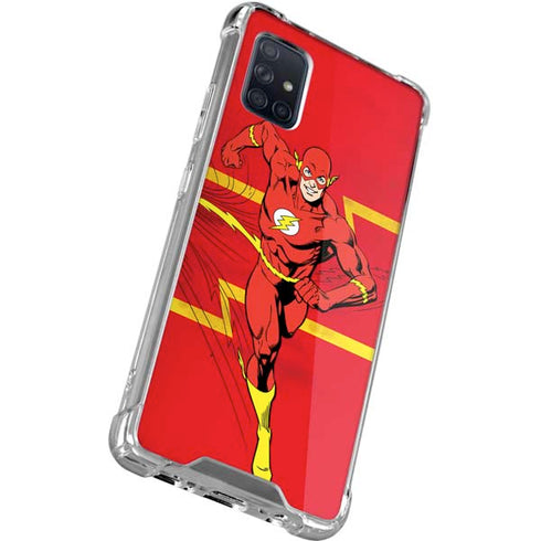 DC Comics The Flash Classic Art Running Pose Galaxy A51 5G Clear Case