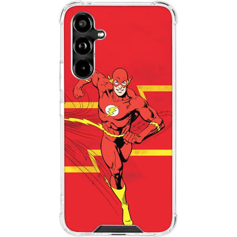 DC Comics Jagged Flash Galaxy A54 5G Clear Case