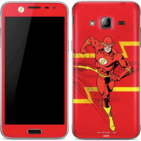 DC Comics The Flash Classic Art Running Pose Galaxy J3 Skin