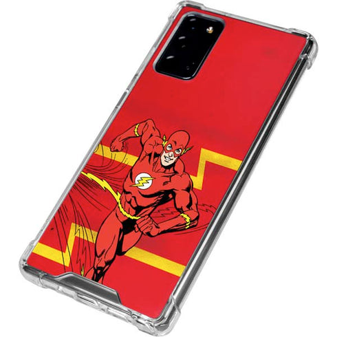 DC Comics The Flash Classic Art Running Pose Galaxy Note20 5G Clear Case