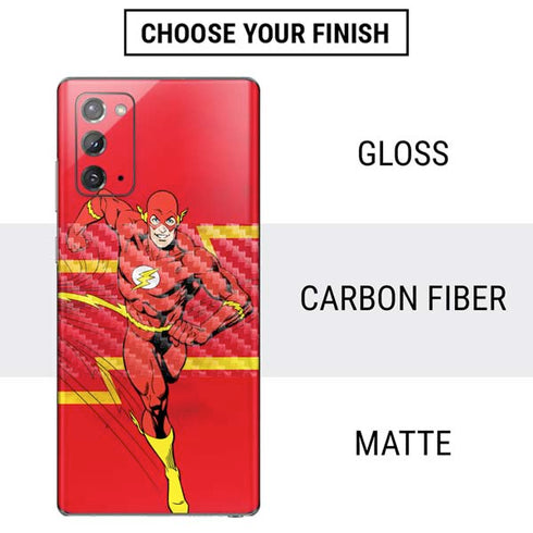 DC Comics The Flash Classic Art Running Pose Galaxy Note20 5G Skin