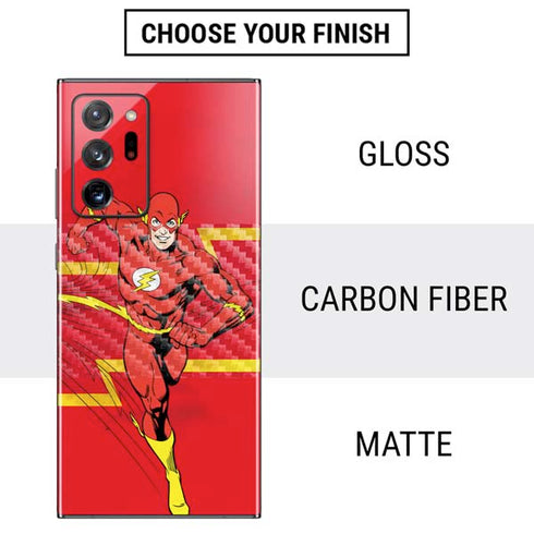 DC Comics The Flash Classic Art Running Pose Galaxy Note20 Ultra 5G Skin