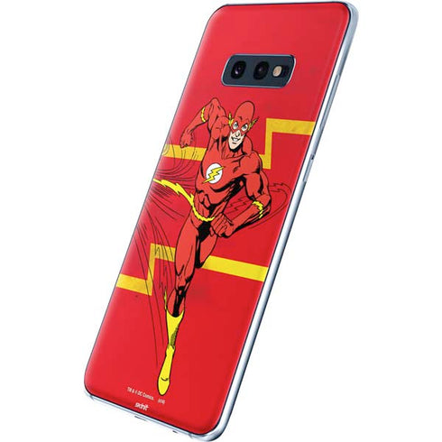 DC Comics The Flash Classic Art Running Pose Galaxy S10e Skin