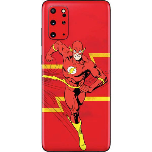 DC Comics The Flash Classic Art Running Pose Galaxy S20 Plus Skin