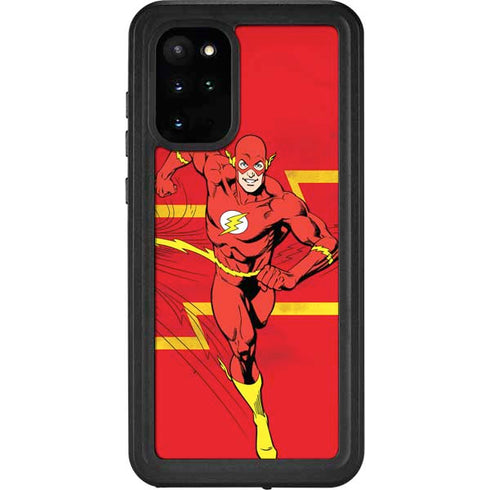 DC Comics The Flash Classic Art Running Pose Galaxy S20 Plus Waterproof Case