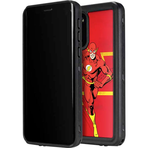 DC Comics The Flash Classic Art Running Pose Galaxy S20 Plus Waterproof Case