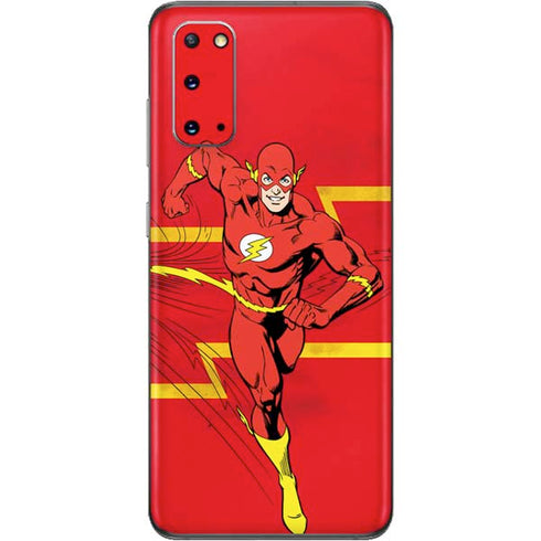 DC Comics The Flash Classic Art Running Pose Galaxy S20 Skin