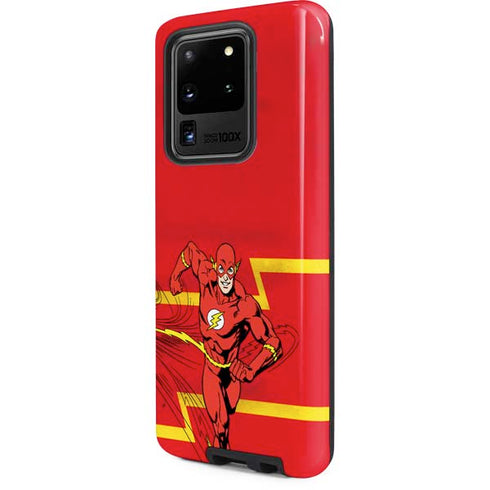 DC Comics The Flash Classic Art Running Pose Galaxy S20 Ultra 5G Pro Case