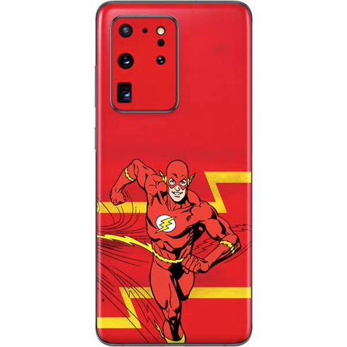 DC Comics The Flash Classic Art Running Pose Galaxy S20 Ultra 5G Skin