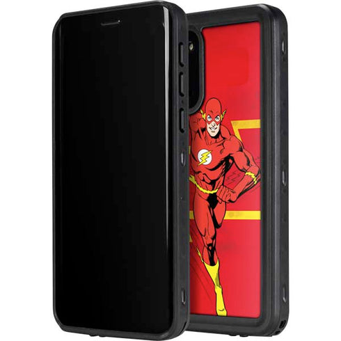 DC Comics The Flash Classic Art Running Pose Galaxy S20 Waterproof Case