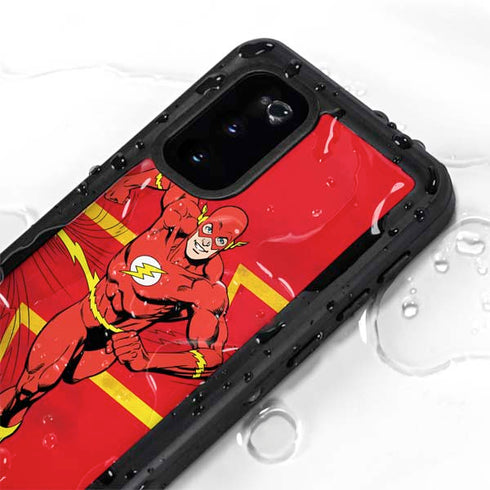 DC Comics The Flash Classic Art Running Pose Galaxy S20 Waterproof Case