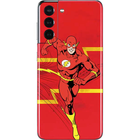 DC Comics The Flash Classic Art Running Pose Galaxy S21 5G Skin
