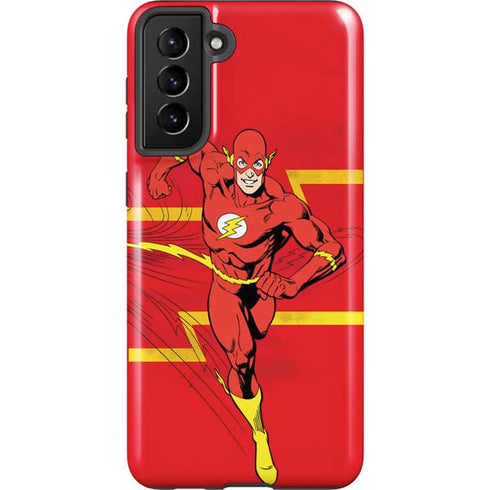 DC Comics The Flash Classic Art Running Pose Galaxy S21 Plus 5G Pro Case