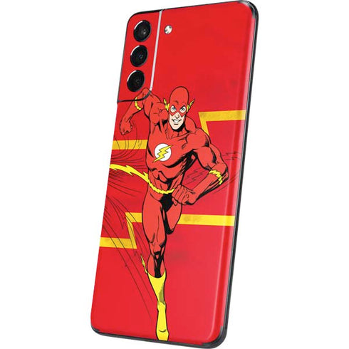 DC Comics The Flash Classic Art Running Pose Galaxy S21 Plus 5G Skin
