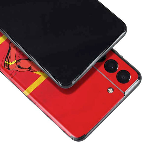DC Comics The Flash Classic Art Running Pose Galaxy S21 Plus 5G Skin