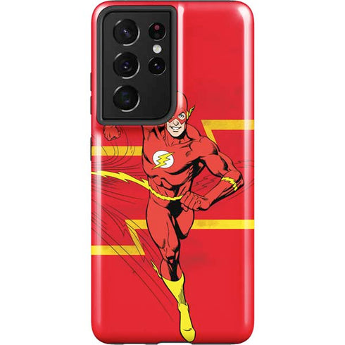DC Comics The Flash Classic Art Running Pose Galaxy S21 Ultra 5G Pro Case