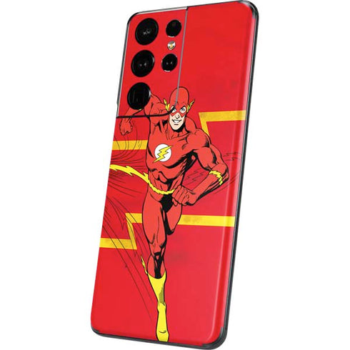 DC Comics The Flash Classic Art Running Pose Galaxy S21 Ultra 5G Skin