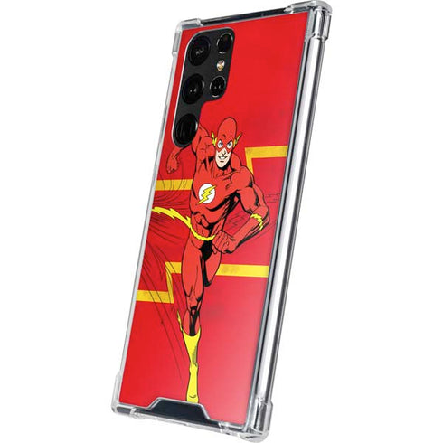 DC Comics The Flash Classic Art Running Pose Galaxy S22 Ultra Clear Case