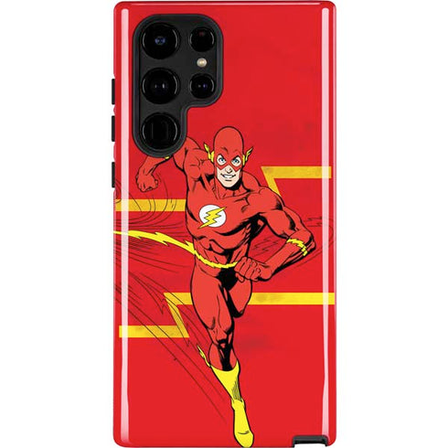 DC Comics The Flash Classic Art Running Pose Galaxy S22 Ultra Pro Case