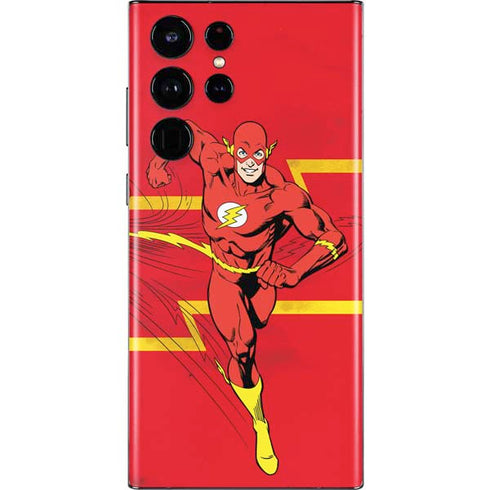 DC Comics The Flash Classic Art Running Pose Galaxy S22 Ultra Skin