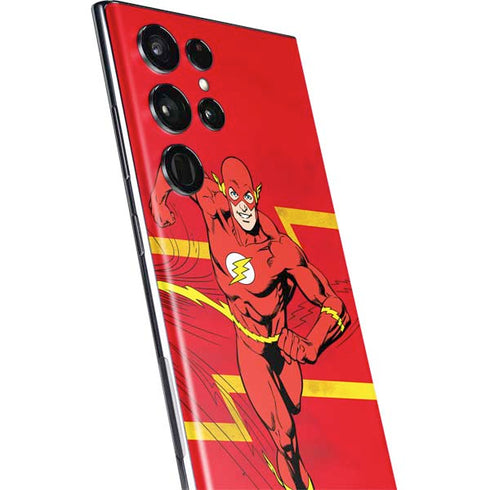 DC Comics The Flash Classic Art Running Pose Galaxy S22 Ultra Skin