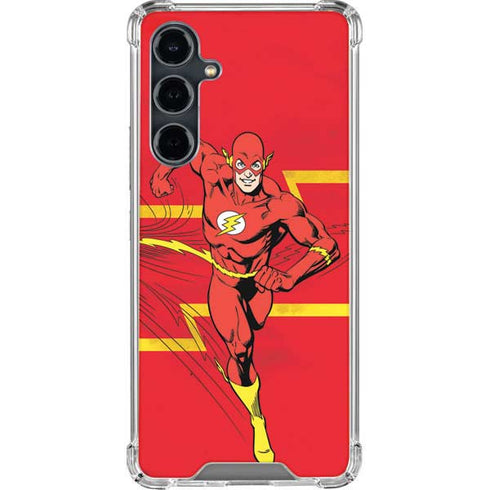 DC Comics Jagged Flash Galaxy S23 FE Clear Case