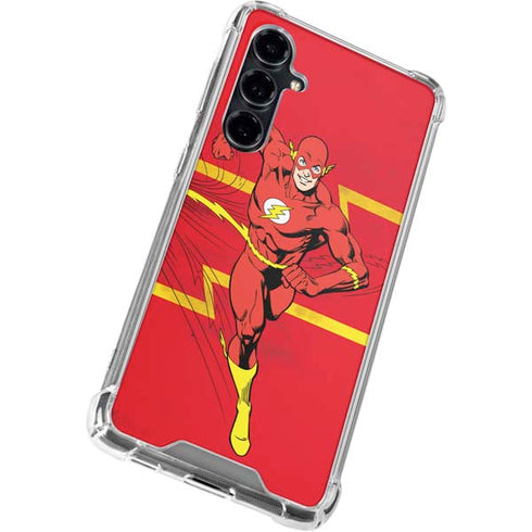 DC Comics Jagged Flash Galaxy S23 FE Clear Case
