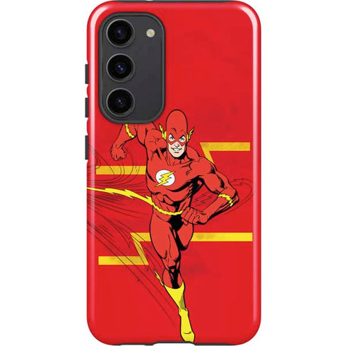 DC Comics The Flash Classic Art Running Pose Galaxy S23 Plus Pro Case