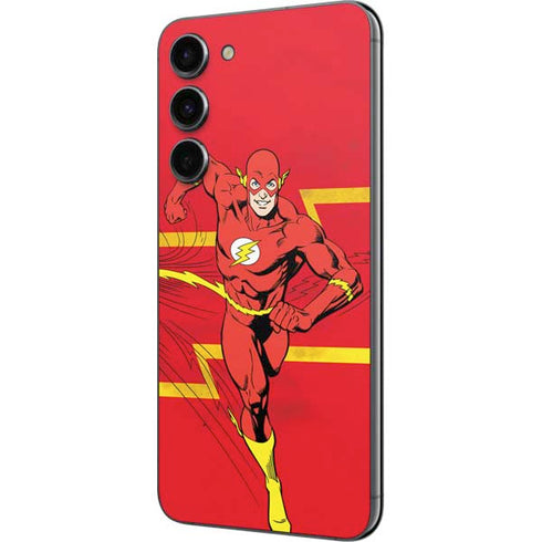 DC Comics The Flash Classic Art Running Pose Galaxy S23 Plus Skin
