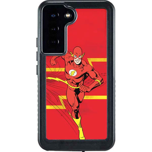 DC Comics The Flash Classic Art Running Pose Galaxy S23 Plus Waterproof Case
