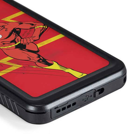 DC Comics The Flash Classic Art Running Pose Galaxy S23 Plus Waterproof Case